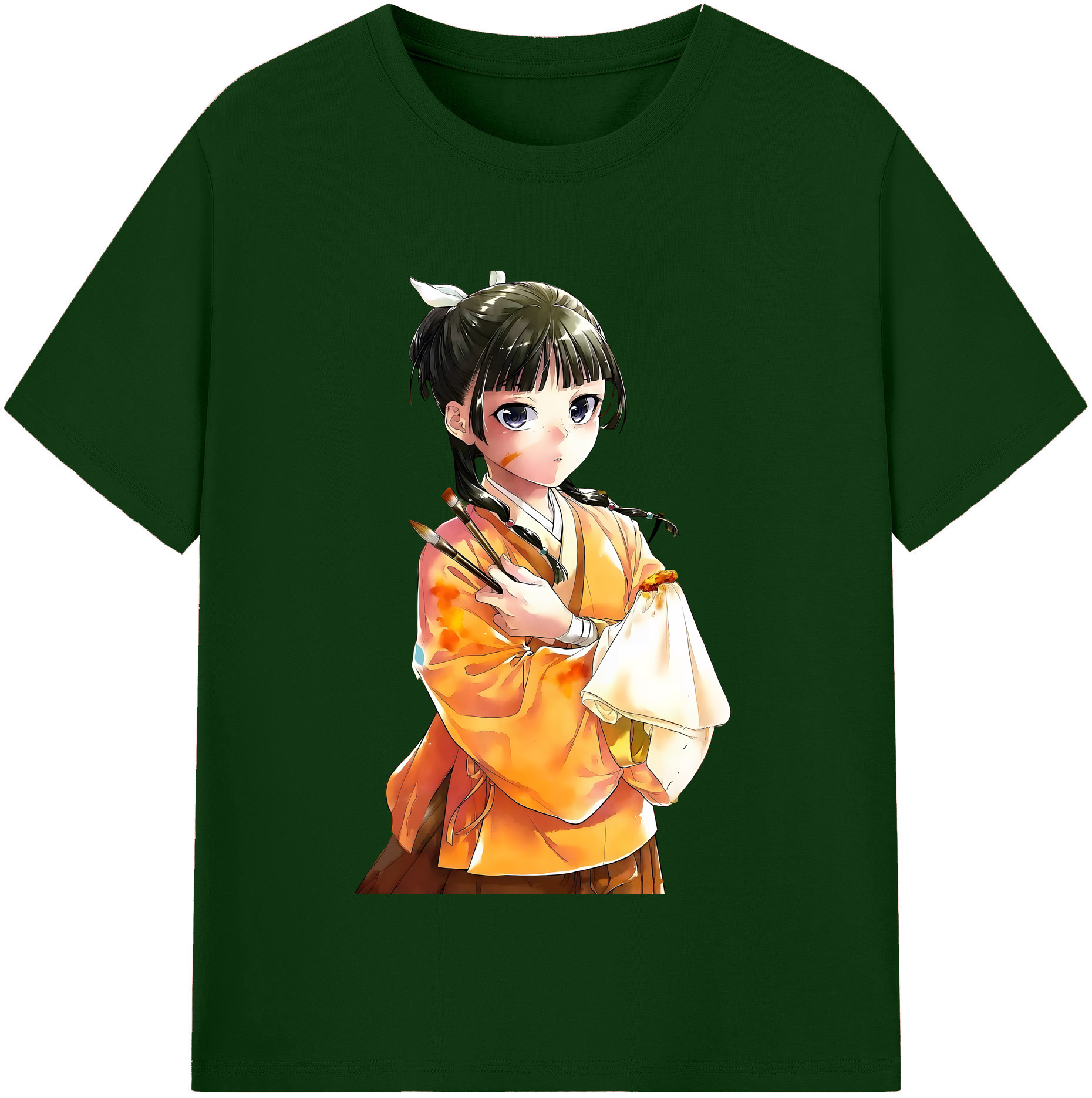 （画像用） 薬屋のひとりごと The Apothecary Diaries 綿100％半袖Tシャツ（フロントプリント）